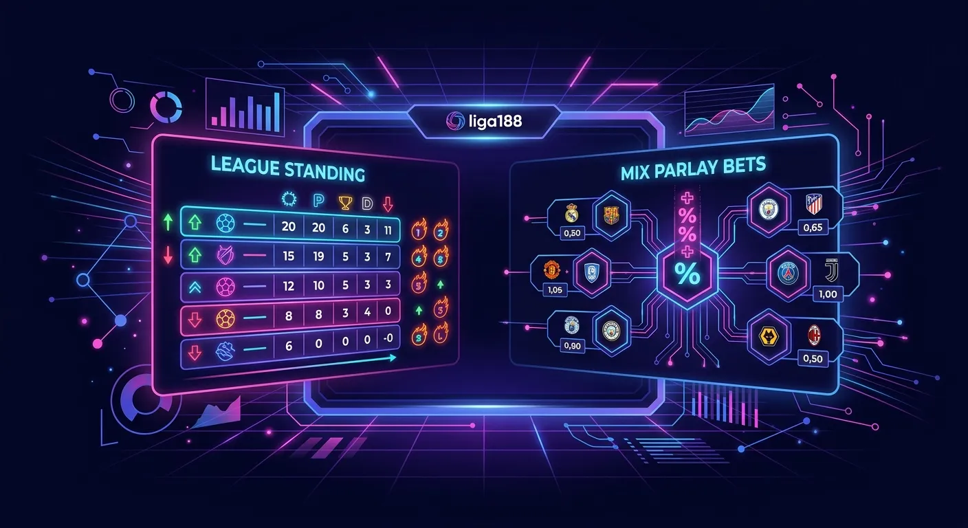 Panduan cara membaca klasemen dan edukasi mix parlay dari portal resmi LIGA188